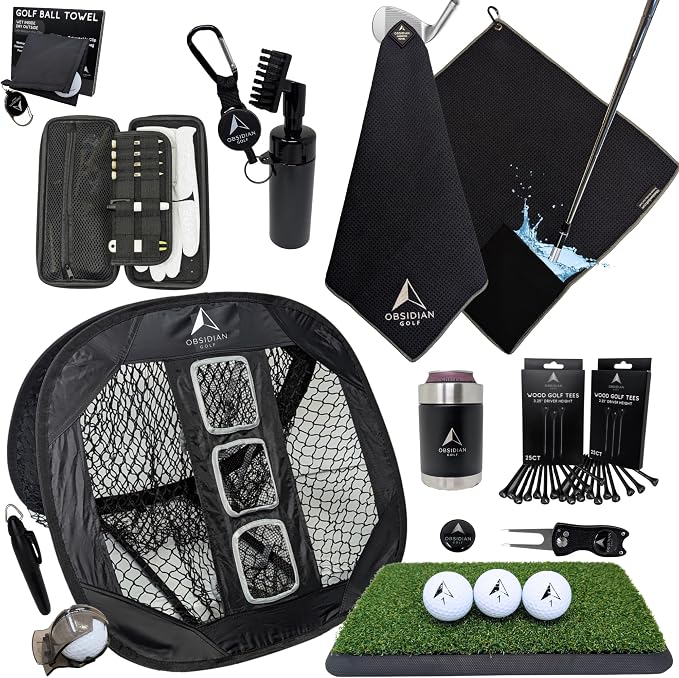 Go For It Golf Gift Box - Ultimate Golf Kit Essentials for Men & Women, Premium Golfing Accessories, Golfer Training Tools & Gear
