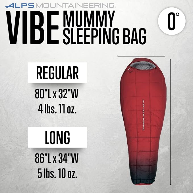 ALPS Mountaineering Sleeping-Bags Vibe 0°