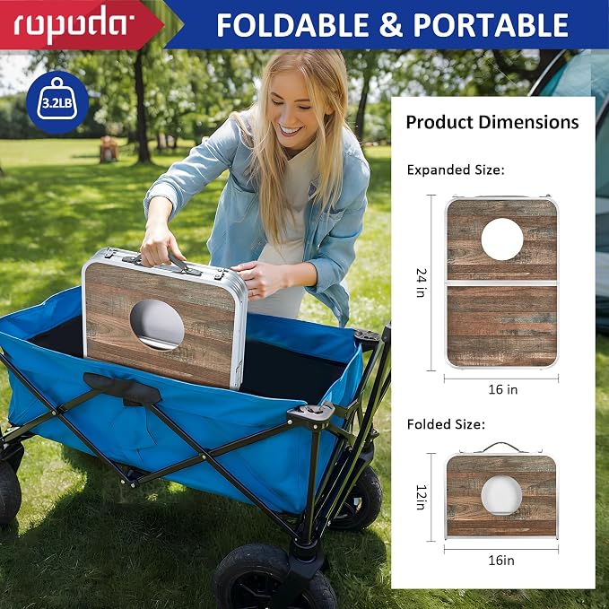 ROPODA Portable Cornhole Board Set,24x16 / 30×20in Corn Hole Games for Adults with 8 Bean Bags, Lightweight Aluminum Alloy Edging Cornhole Set for Outdoor Games, Beach and Tailgates