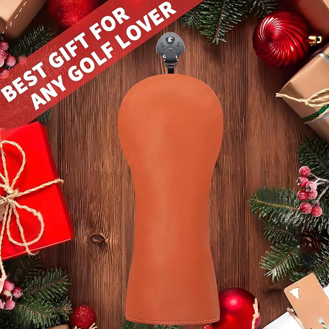 Golf Accessories Golf Club Covers for Driver, Fairway, Hybrids - Golf Driver Headcover/Golf Fairway Wood Head Cover/Hybrid Headcover for Men/Women Golfer