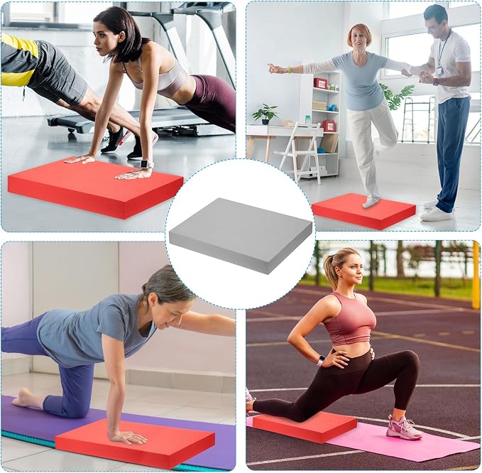 PATIKIL Balance Pad Non-Slip TPE Foam Pad Cushion Exercise Yoga Mat Knee Pad for Fitness Stability Core Training Stretching