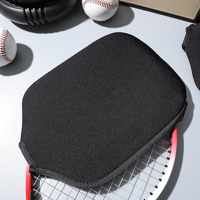 Mipcase Pickleball Paddle Covers 2 Pack with Zippered Tennis Racket Case for Outdoor Beach Sports Storage and Protection