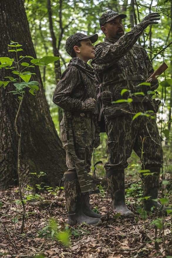 Mossy Oak unisex-adult mens Men's Long Sleeve Camo Hunting Shirts Cotton Mill
