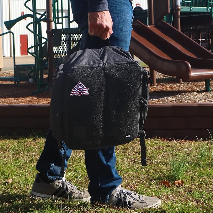 ACE PRO Cornhole Backpack with ACE Patch - Holds Up to Six Cornhole Bag Sets (Up to 24 Bags)