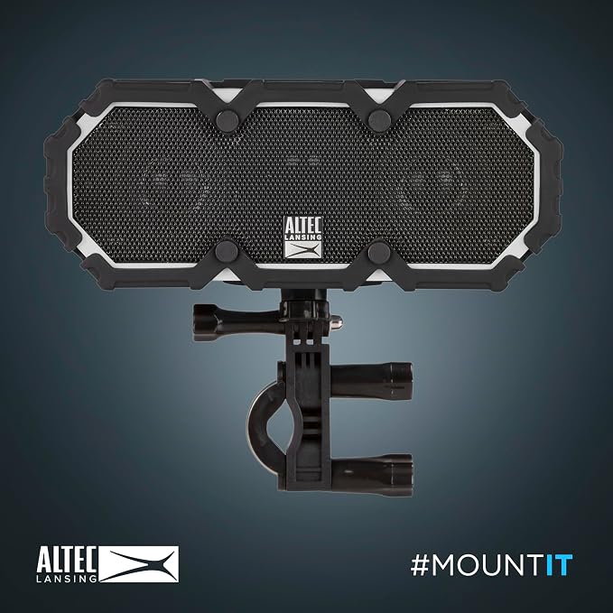 Altec Lansing Mini LifeJacket 2 - IP67 Waterproof Floating Bluetooth Speaker For Pool And Travel, Shockproof and Snowproof Portable Speaker for Outdoor, 30ft Range and 10 Hour Playtime