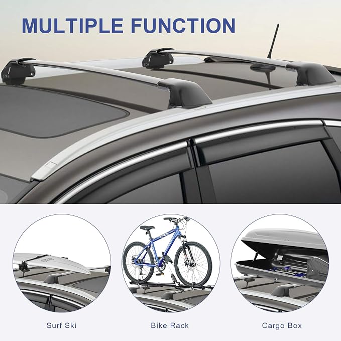 MOSTPLUS Roof Rack Cross Bar Rail Compatible with Honda CRV 2012 2013 2014 2015 CR-V Cargo Racks Rooftop Luggage Canoe Kayak Carrier Rack
