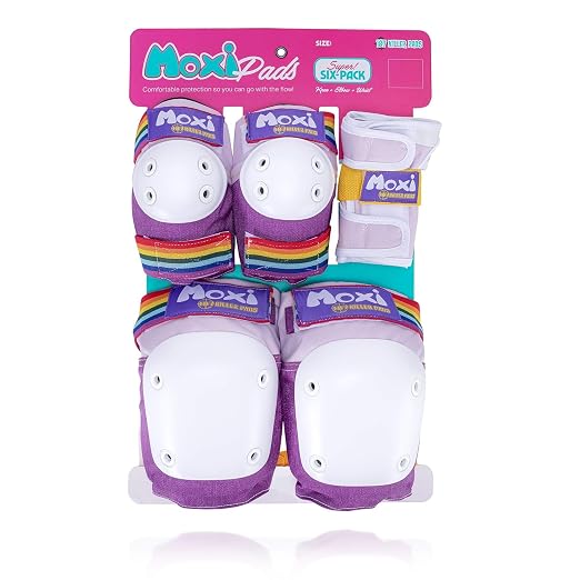 187 Killer Pads Six Pack Pad Set, Protective Gear for Elbows, Knees, and Wrists - Ideal for Skateboarding, Roller Skating, and Inline Skating