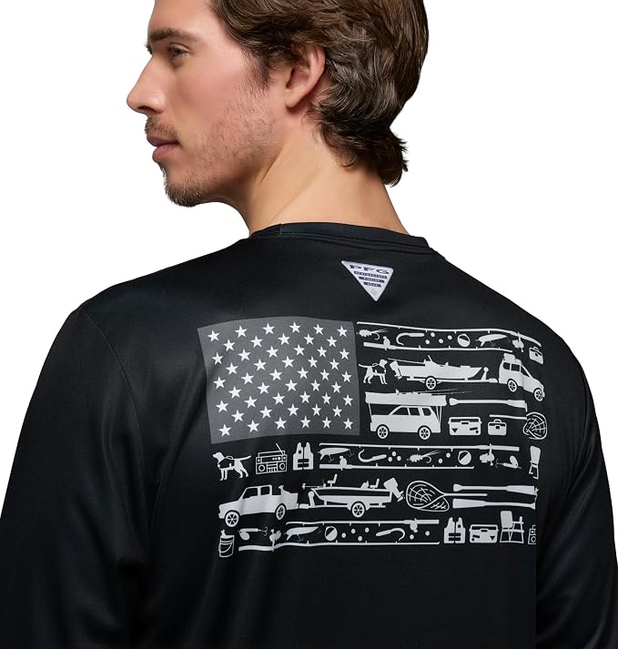 Columbia Terminal Tackle PFG Fish Flag Long Sleeve