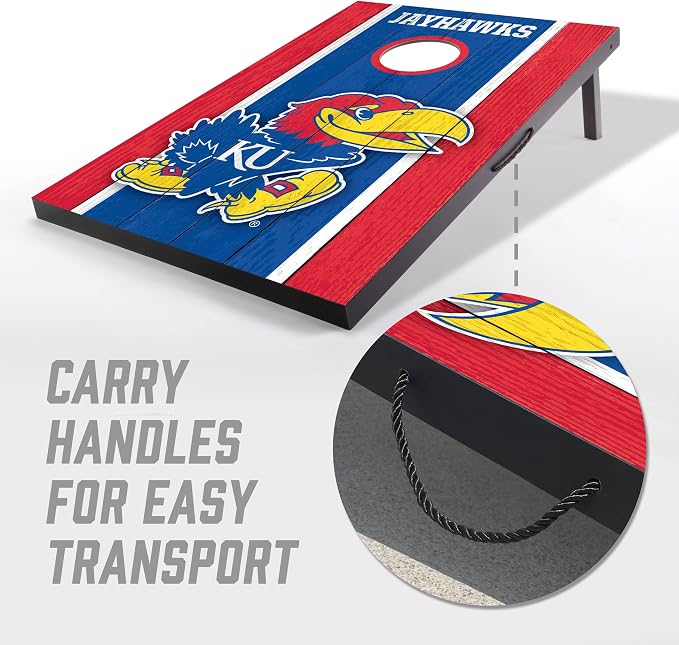 YouTheFan NCAA 2' x 3' Portable Cornhole Game with Logo Bags