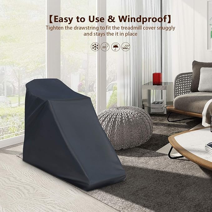 Treadmill Cover for T Series, Treadmill Covers Waterproof Outdoor for Home, Exercise Equipment Cover Indoor & Outdoor