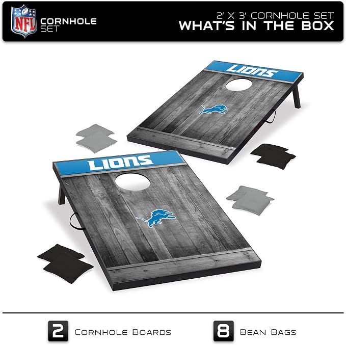 Wild Sports 2'x3' MDF Wood NFL Cornhole Set