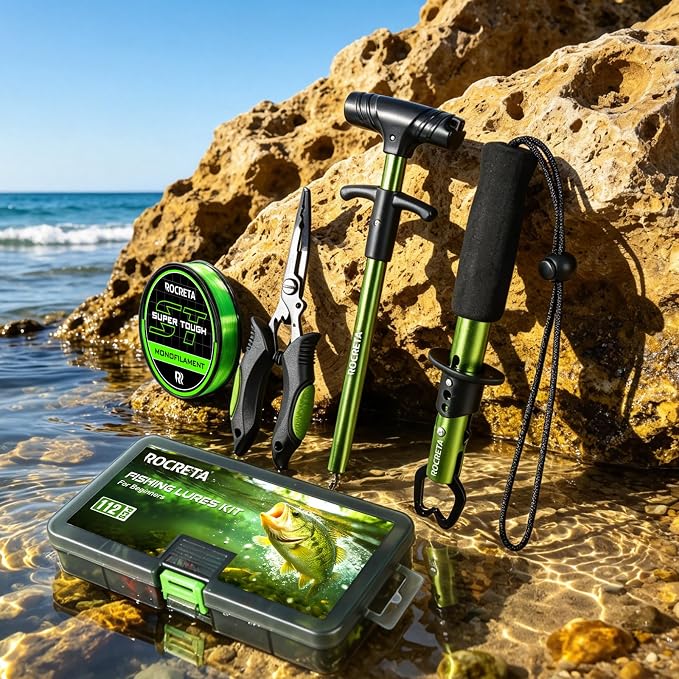 Fishing Backpack with Tackle Boxes,Fishing Lure Kit and Tool | Waterproof Fishing Tackle Bag With Rod Holder, Sling Backpack wtih Fishing Gear, Fishing Gifts for Men Woman Anglers