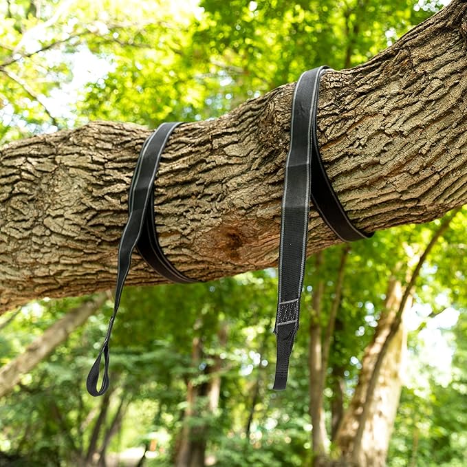 Squirrel Products Two Nylon Tree Swing Hanger Straps - 10ft Each