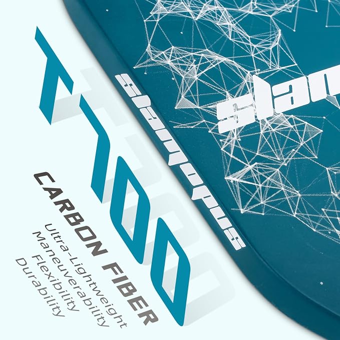 Pro Pickleball Paddle| T700 Carbon Fiber Pickleball Paddles with 16mm Polymer Honeycomb Core & Overgrips| Premium Pickle Ball Racket Enhanced Control & Spin & Power| USAPA Approved