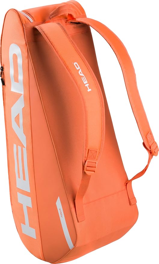 HEAD Tour Racquet Bag M (6R) Tennis Bag - Holds Up to 6 Racquets, CCT+ Climate Control Technology, 2 Main Compartments, Shoe Pocket & Backpack Carry System