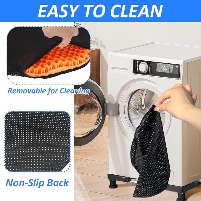 YEXEXINM 2 PCS Anti Slip Kayak Seat Cushion Thick Waterproof-Gel Breathable U Shape Seats Pad with Non-Slip Cover for Sit in Inflatable Kayak Canoe & Boat Kayak Accessories for Fishing Kayak, Orange