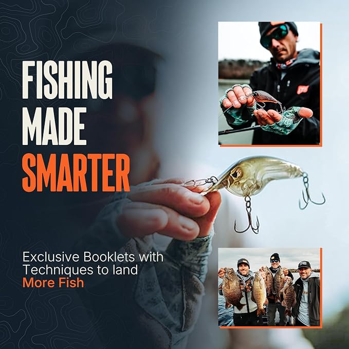 MONSTERBASS Fishing Mystery Box, Freshwater Bass Fishing Kit with 7+ Lures | Biggest Tackle Mystery Box with Premium Gear for Catching Smallmouth and Largemouth Bass on Every Fishing Trip