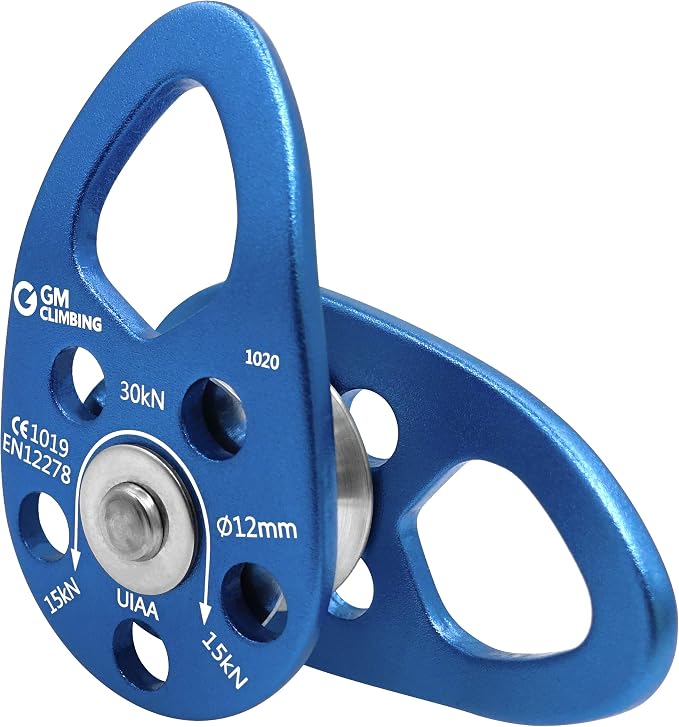 GM CLIMBING Swing Cheek Micro Pulley 30kN CE UIAA Certified