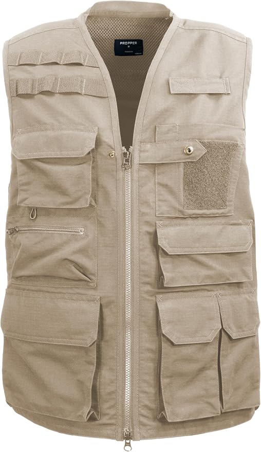 Edgetec Outdoor Utility Vest, Fishing, Hunting, Tactical Ripstop