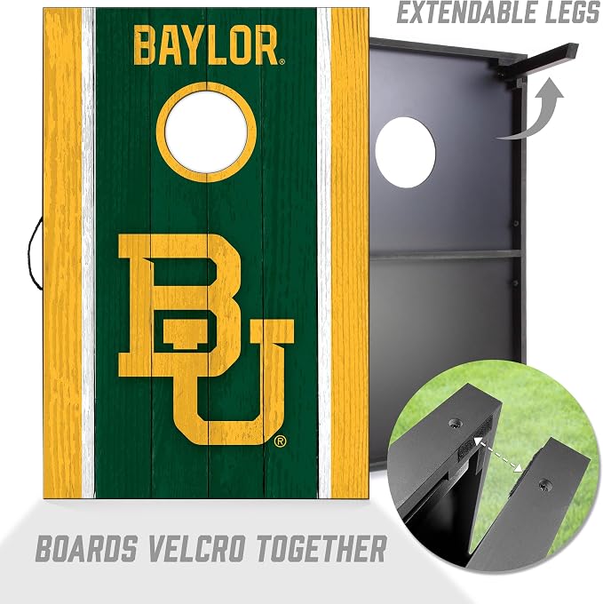 YouTheFan NCAA 2' x 3' Portable Cornhole Game with Logo Bags