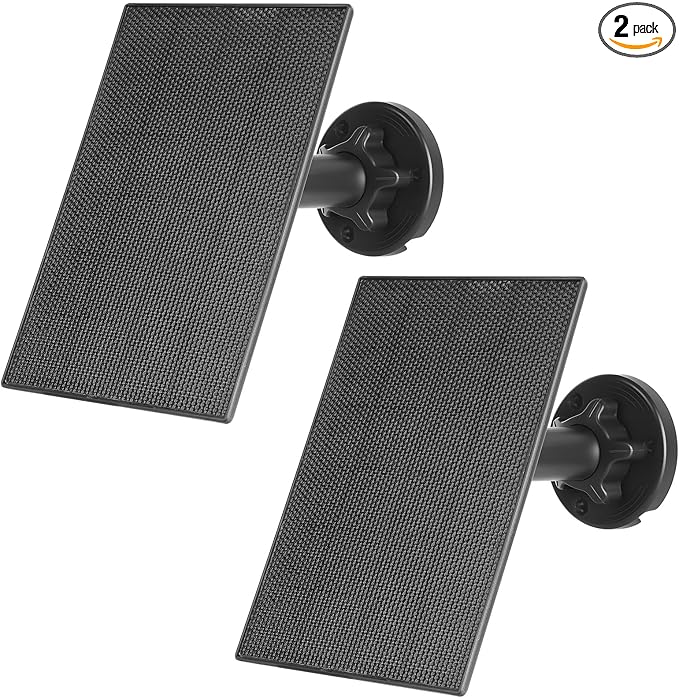 LIYVZ 3W Trail Camera Solar Panel 5V/6V, 4000mAh Solar Charger for Trail Camera, Game Camera Trail Cam Solar, Universal Hunting Camera Solar Panel, 2-Pack