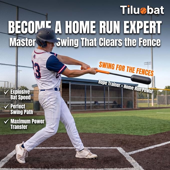 The Yellow Baseball Rope Swing Training bat Comes with 12 Training Balls and 1 bat