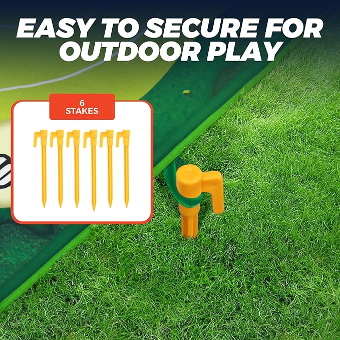 TOY Life Chipping Golf Practice Mats Golf Game Training Mat Indoor Outdoor Games for Adults Family Kids Outdoor Play Equipment Stick Chip Golf Set Backyard Game(Patented)