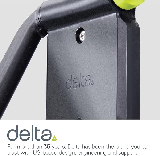 Delta Wall Ride Bike Rack Wall Mount with Tire Wall Guard Cycle – Vertical Bike Mount Holds Up to 100 lbs – Fully Adjustable Vertical Hanger Hook Design Provides Easy Bicycle Storage Access