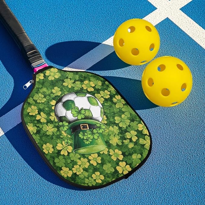 Pickleball Paddle Covers Only for Men and Women Zipper Closure Protection and Decoration
