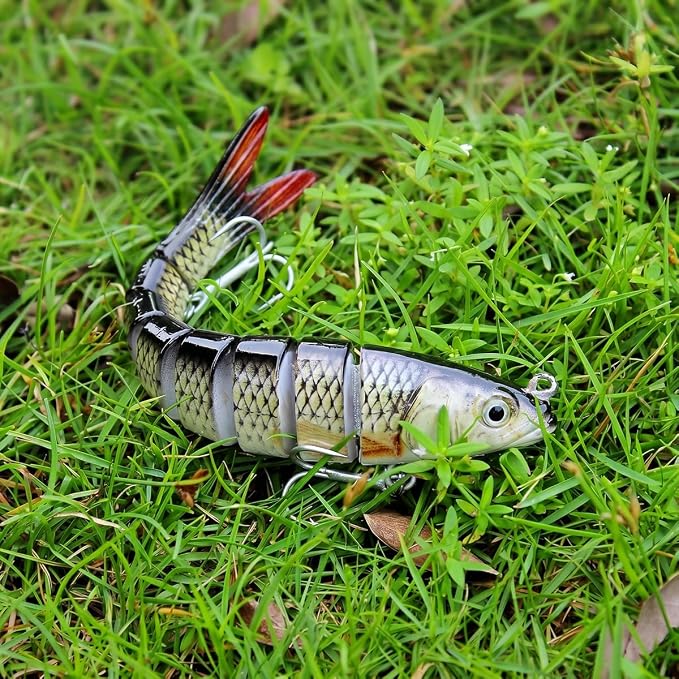 PLUSINNO Fishing Lures Kit Tackle Box, Premium Fishing Bait Set for Bass, Trout, Crappie, Walleye, Fishing Gear Accessories Kit for Freshwater & Saltwater, Fishing Gifts for Men