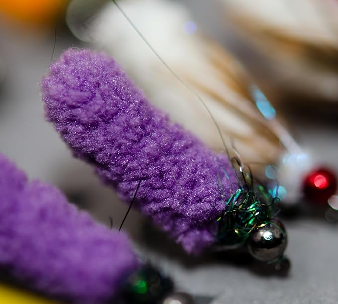 24/36/50/66 Premium Hand Tied Fly Fishing Flies Assortment | Waterproof Fly Boxes | Dry, Wet, Nymphs, Streamers, Wooly Buggers, Terrestrials | Trout, Bass Lure Set, Kit, Gift