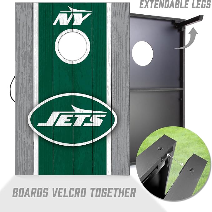 YouTheFan NFL 2' x 3' Portable Cornhole Game with Logo Bags