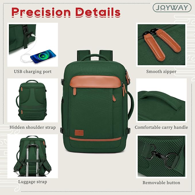 Joyway Expandable Luggage Sets 5 Piece, Lightweight Hard Shell Travel Suitcase Set with Spinner Wheels and TSA Lock