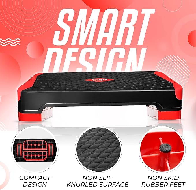 Yes4All Multifunction Step Platform - Red