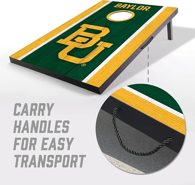 YouTheFan NCAA 2' x 3' Portable Cornhole Game with Logo Bags