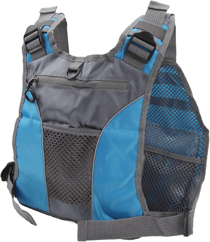 Fly Fishing Vest, Multi Pockets Lightweight Mesh Vest with Adjustable Straps for Men and Women, Breathable Fishing Gear for Trout Travel