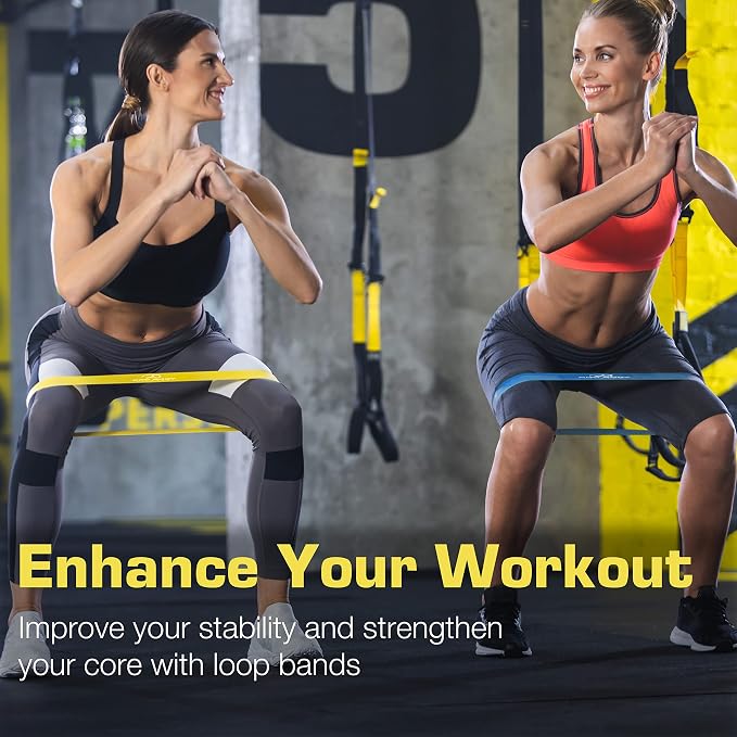 ProBody Pilates Home Workout Bundle (3pcs) - 14" Magic Circle, 9" Mini Exercise Ball and 5 Resistance Bands Bundle for Stability, Barre, Yoga, Core Training and Physical Therapy