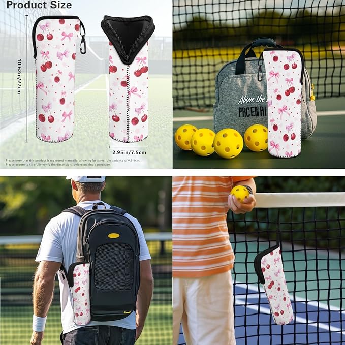 Pickleball Paddles Set 3PCS Pickleball Paddle Case Pickleball Racket Pickleball Bag Ideal for Beginners Gifts