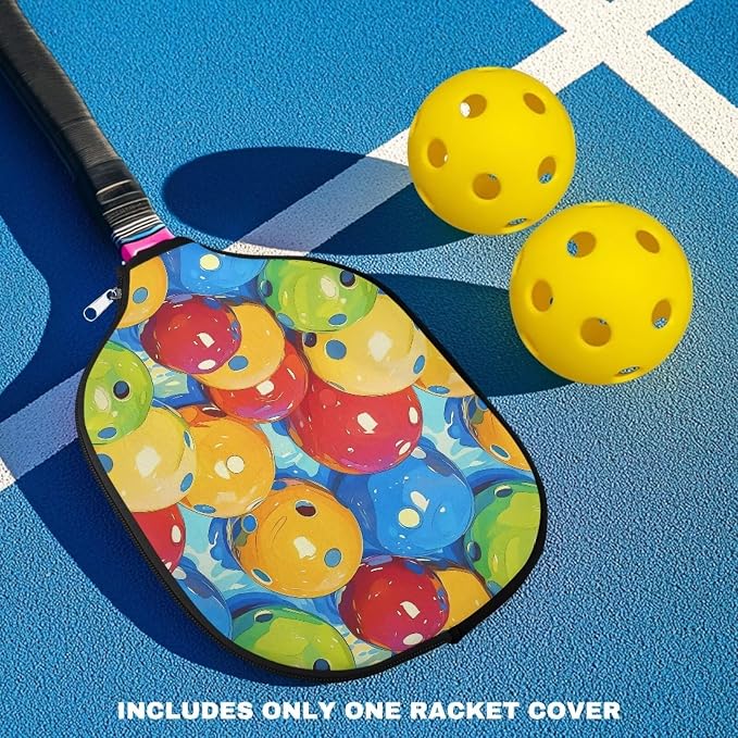 Blue Camo Corgi Pattern Print Pickleball Paddle Covers Only Paddles Holder Sleeve Fits Most Rackets