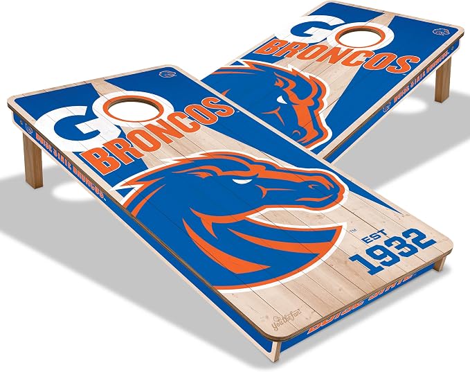 YouTheFan NCAA 2’ x 4’ Professional Wood Cornhole Game