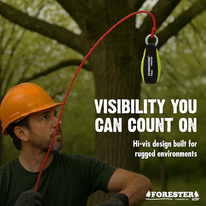 FORESTER Arborist Throw Weight | Cordura Throw Weight for High Abrasion Resistance and Durability | Arborist Equipment for Tree Climbing