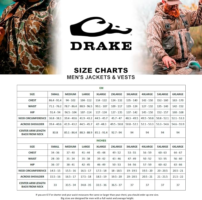 Drake Waterfowl Men's MST Eqwader Waterproof Windproof Hunting Vest | Breathable Moisture-Wicking Material, Fleece Lining, Taped Seams, Zippered Pockets