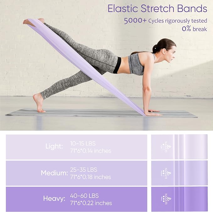 NANATI Pilates Kit, Home Pilates Workout Kit for Women, Pilates Equipment with 14.5" Pilates Ring and Ball, Resistance Bands, Ankle Weights, Sliders & Grip Socks for Home Workouts