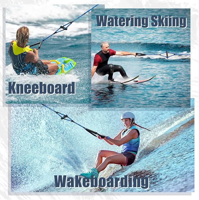 75ft Wakeboard Rope with Handle for Wakeboarding Waterskiing and Wakesurfing