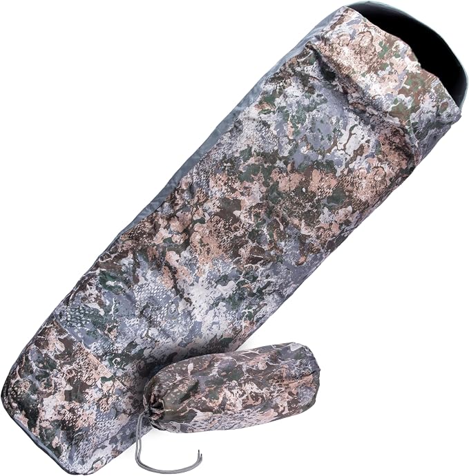 Mil-Tec Trilaminate Durable Waterproof Lightweight Breathable Tactical Outdoor Camping Hiking Generous Cut Sleeping Bag Cover with Zip Closure | Suitable for Various Sleeping Bags