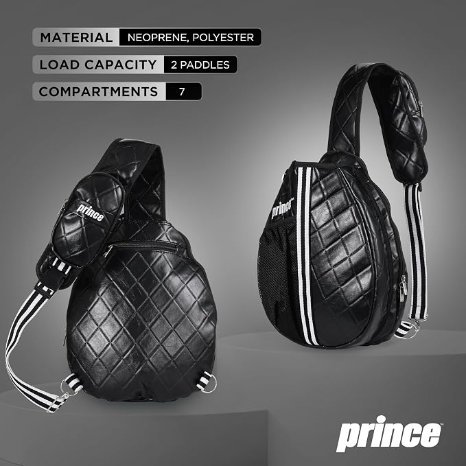 Prince - Pickleball Sling Bag, Lightweight Crossbody Backpack
