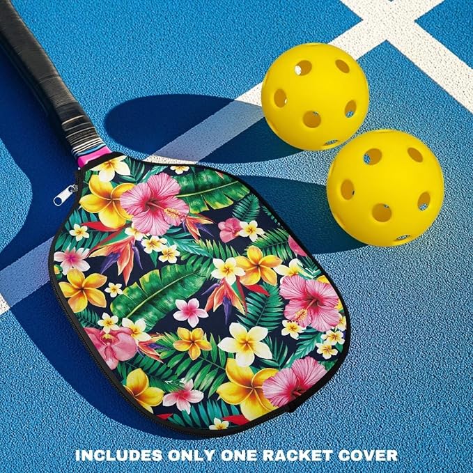 Blue Camo Corgi Pattern Print Pickleball Paddle Covers Only Paddles Holder Sleeve Fits Most Rackets