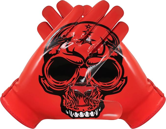 Glorious Traders Adult & Youth Football Gloves - Ultimate Performance Booster with Super Sticky Grip