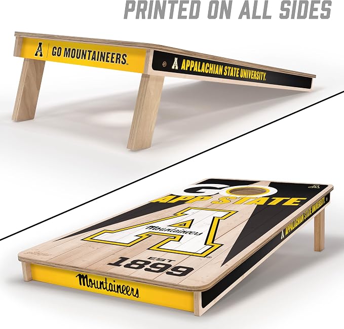 YouTheFan NCAA 2’ x 4’ Professional Wood Cornhole Game
