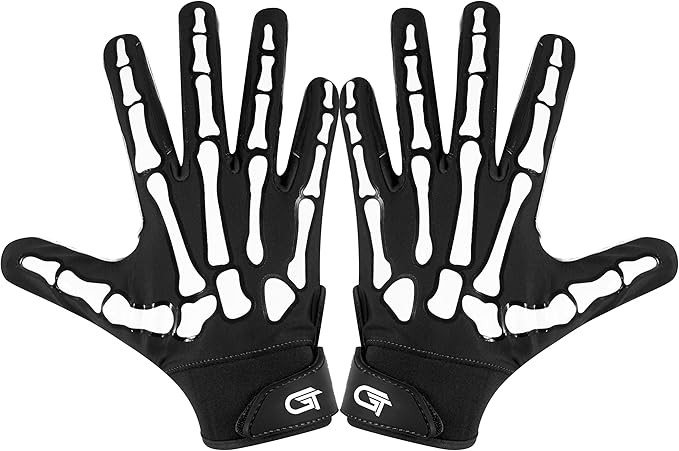 Glorious Traders Adult & Youth Football Gloves - Ultimate Performance Booster with Super Sticky Grip